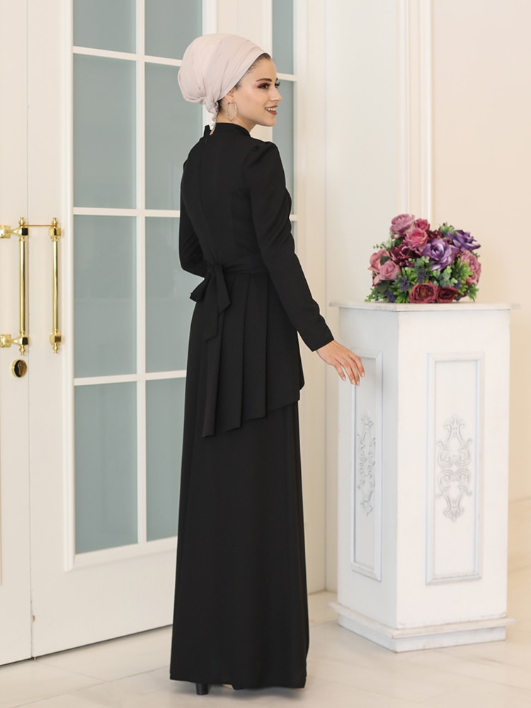 Robe de soirée longue pour femmes, vêtement musulman, moderne, conservateur, luxe, élégant, de qualité, fabriqué en turquie, nouvelle collection